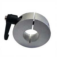 Collier de serrage excentrique en aluminium à dégagement rapide, type ouvert, 12 mm, avec levier à came, pour composant central d'engrenage de moteur, à roulement fendu