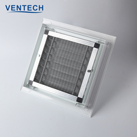 Calandre à Air comprimé avec filtre lavable, système de ventilation ventilation de salle de bain, porte charnière murale