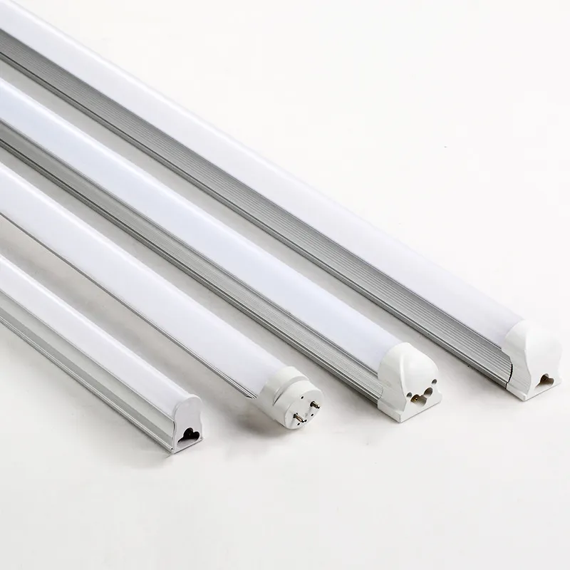 Factory supply high lumen 86-265v/ac 120cm 18/19w 4ft t8 led tube 4ft 2835smd t8 integrated led light