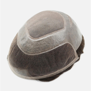 Toupee para Hombre, Sistema de Cabello Humano, Encaje Frontal, Mono Fino, Piezas de Cabello para Caballero - Product Image 4