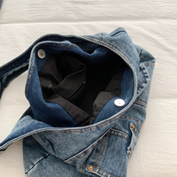 Nouveau design, grande capacité, sacs fourre-tout en denim de créateur, style vintage, sac à bandoulière décontracté pour femmes
