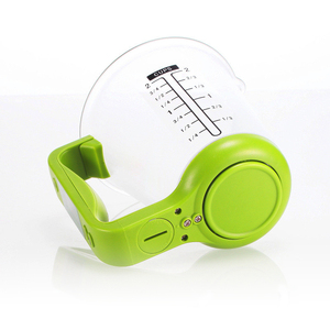 Bilancia da cucina elettronica da cucina per ponderazione in plastica ecologica e tazza di misurazione - Product Image 5