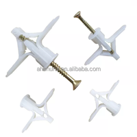 Cheville murale universelle 10*30mm en plastique aéronautique avec vis
