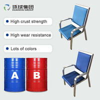 Processus de moulage par injection de mousse de polyuréthane sur mesure pour chaise d'attente, coussin d'assise en mousse PU haute densité, OEM