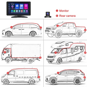 Hikity Écran Carplay sans fil Android 9 "8 Core 4 + 64G DVR Android CarPlay Android Auto WIFI Support <span class=keywords><strong>Netflix</strong></span> Youtube GPS OEM - Product Image 6