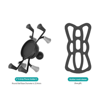 Support universel pour téléphone portable à ventouse pour moto et vélo X pour chargeur sans fil VIN-SJ-XWXC