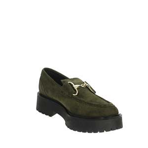 Cinzia <b>Soft</b> Women's Moccasin Verdone Flat <b>Shoes</b> Olive Green Suede Platform Loafers - Product Image 4