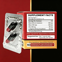 Complément de capsules de racine de Maca pour une puissance masculine accrue, suppléments populaires pour l'énergie, capsules Man Plus extra