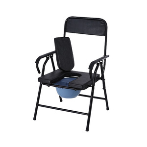 Kang Yun Foldable <b>Commode</b> <b>Chair</b> For Elderly And Disabled Portable Toilet Seat With Backrest Home Use - Product Image 2