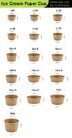 Gobelet à crème glacée jetable en PET avec logo personnalisé imprimé, 3oz 4oz 5oz 8oz 12oz, gobelet pour gelato et yaourt glacé avec couvercle en dôme