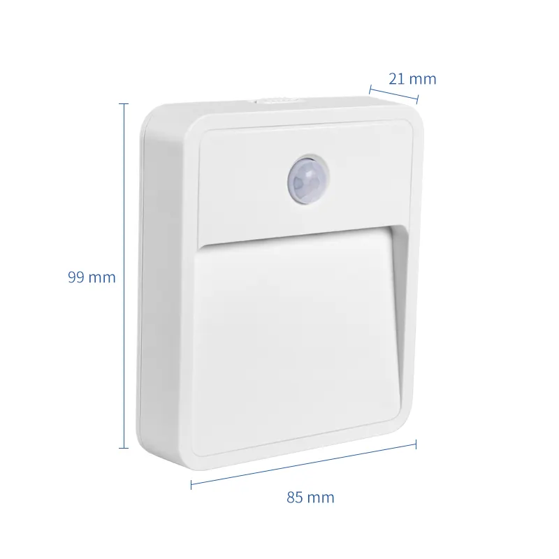 Yet6132 Smart Wireless Wide Range Bewegingssensor Led Nachtlampje In Witte Kleur