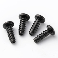 Boulons haute résistance vis hexagonales extérieures noires vis à tête de boulonnage à nœud en acier accessoires de quincaillerie de fixation pouces fournis ronds