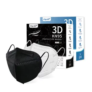 Máscara facial descartável mascarilla maskss, capa 3d boca completa preço de fábrica kn95 kf94máscara facial n94