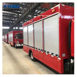 Porte de camion de pompiers en alliage d'aluminium, véhicules de cargaison, volet roulant latéral