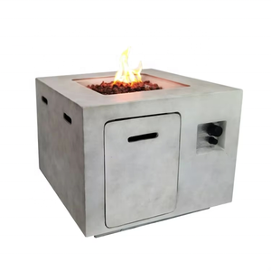 Foyer extérieur au gaz propane pour utilisation sur le patio Conception en béton pour le divertissement en plein air - Product Image 5