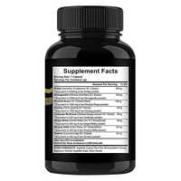Capsules de Shilajit de l'Himalaya 10 en 1 de marque privée OEM avec Ashwagandha pour supplément de santé pour adultes