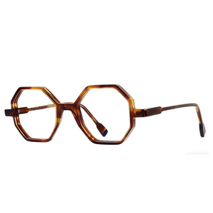 Nouvelles lunettes de vue unisexes de style minimaliste, avec un <span class=keywords><strong>cadre</strong></span> octogonal exquis, forme surdimensionnée, s'adaptant à tous les endroits - Product Image 3