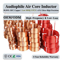 Inductor de Núcleo de Aire de Cobre OFC Bevenbi de 1.2mm 16AWG para Actualización de Monitores de Estudio en EE. UU., Bobina de Crossover de Alta Precisión, Bajo DCR, Térmico