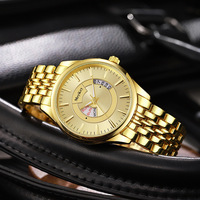 Montre à quartz pour homme W078, boîtier en alliage, bracelet en alliage, style business décontracté, vente en gros