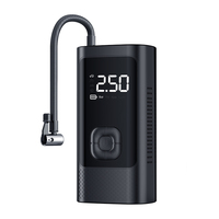 Compresseur d'air de voiture sans fil numérique intelligent portable 12V à double usage avec prise de charge 4500 mAh en ABS