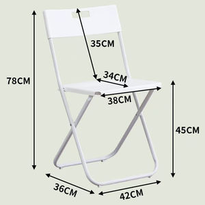 Chaise de réunion de <span class=keywords><strong>bureau</strong></span> pliable portable en gros d'usine, chaise de jardin pratique, chaise pliante - Product Image 3