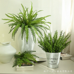 ใบเฟิร์นประดิษฐ์ ยี่ห้อ Yihua Floral Art ขนาด 50 ซม. ทำจากยางนิ่ม ตกแต่งบ้าน ต้นไม้สีเขียว ตกแต่งผนัง ของตกแต่งสวน - Product Image 4