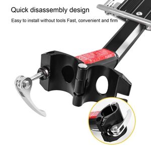 <span class=keywords><strong>Tija</strong></span> de sillín de aleación para transporte de carga de bicicleta de montaje rápido con <span class=keywords><strong>portaequipajes</strong></span> trasero soporte para bolsa soporte opcional horquilla delantera maletero - Product Image 2