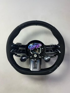 <span class=keywords><strong>Volante</strong></span> LED de Fibra de Carbono Personalizado para <span class=keywords><strong>Mercedes</strong></span>-Benz W205 W222 R231 GLA45 GLS 63 E63 S GT S65 GLC43 C43 C63 - Product Image 6