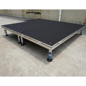 Escenario Portátil de Aluminio para Eventos de DJ al Aire Libre con Fácil Montaje, Superficie Antideslizante, Configuración de Iluminación Flexible y Sin Necesidad de Electricidad - Product Image 3