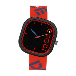 Trendy Sports Quartz Waterproof <b>Watch</b> with Irregular <b>Rectangular</b> Dial Silicone Strap Made China for Students Fashion Enthusiasts - Product Image 3