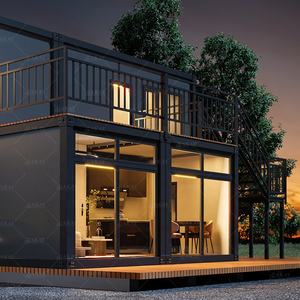 Casa Contenedor de Lujo Prefabricada y Desmontable Estilo Villa China de 40 Pies de Rápida Construcción con Acero y Panel Sándwich para Venta en EE. UU. - Product Image 5