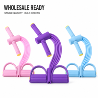 6 Tubes de Résistance TPE pour Entraînement des Biceps et des Bras Assis avec Logo et Emballage Personnalisés