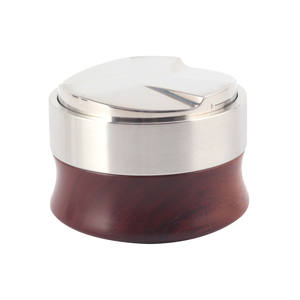 Prensa Distribuidora de Espresso con Mango de Madera, Nivelador de Café para Cafetera Espresso de Oficina en Casa - Product Image 4