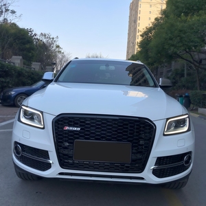 Calandre avant <span class=keywords><strong>RSQ5</strong></span> pour <span class=keywords><strong>Audi</strong></span> Q5 SQ5, mise à niveau <span class=keywords><strong>RSQ5</strong></span> avec emblème, grille de pare-chocs avant en ABS, 2013 2014 2015 2016 2017 - Product Image 2