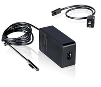 44W 15V2.58A 5V1A Adaptateur pour ordinateur portable Alimentation Microsoft Surface Pro 3/4/5/6/7 40 PIN Port USB Chargeur secteur Surface Pro 3/4/5/6/7
