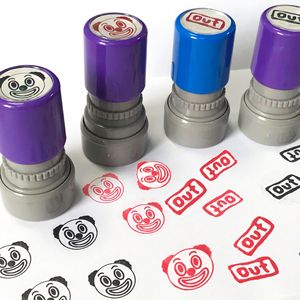 Oferta Especial: Mini Sellos de Juguete para Niños, Sellos Flash de Plástico Fotosensibles con Diseños de Payaso y Otros para Uso en Oficina, Escuela y Manualidades - Product Image 2