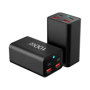 다기능 100W 전화 태블릿 데스크탑 충전기 스테이션 PD 40W USB C 충전기 4 포트 18W QC3.0 고속 충전 어댑터 Dropshipping