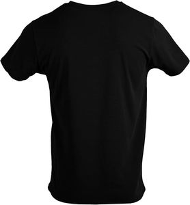 เสื้อยืดคอวีแขนยาวผู้ชาย OEM ผ้าฝ้ายพรีเมียม ระบายอากาศได้ดี เป็นมิตรกับสิ่งแวดล้อม สไตล์ชุดทำงาน สีขาว - Product Image 5