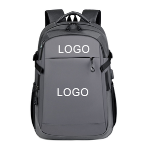 Sac à dos unisexe en Oxford noir avec fermeture éclair, logo personnalisé rapide, étanche, pour camping et sport, avec port USB et bretelles réglables, OEM ODM - Product Image 5