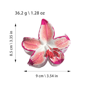 Pinza de Pelo con Flor de Plumeria Hawaiana de Acrílico y Plástico, Accesorio para el Cabello de Uso Diario para Mujeres - Product Image 4