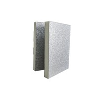 Panneau de conduit d'air pré-isolé en polyisocyanurate PIR, panneau de mousse rigide pour conduits de climatisation, panneau sandwich pour conduits rectangulaires, feuille d'aluminium PID