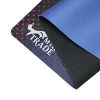 Tapis de jeu personnalisé en néoprène, avec support antidérapant en caoutchouc, sublimation couleur intégrale, tapis de souris étanche à motif de dessin animé, tapis de bureau imprimé sur mesure