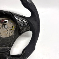 Volant de direction sport en fibre de carbone forgée pour BMW E82 E87 E90 E92 E93 M3, accessoires de voiture