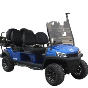 Sharefer <span class=keywords><strong>Golf</strong></span> Cart Elettrico Cinese Nero a <span class=keywords><strong>6</strong></span> Posti con Contatore Professionale - Product Image 1