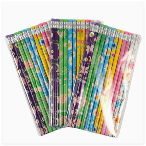 Matita in Legno Nera con Fiore, Piccola e Fresca, per Studenti delle Scuole Elementari, Ideale per Disegno e Schizzi HB - Product Image 3