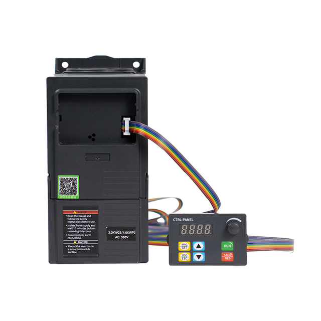High Tech Single Phase & Three Phase Variable Frequency Converter 0.4-11Kw 220V 380V 50/60Hz Vector Control