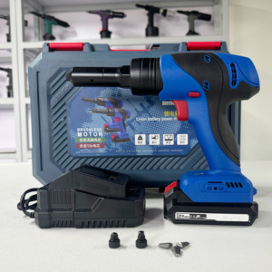 Pistola <span class=keywords><strong>Remachadora</strong></span> Eléctrica Inalámbrica a Batería, Sin Escobillas, para Remaches Ciegos, para Ensamblaje <span class=keywords><strong>de</strong></span> Metales y Producción Industrial - Product Image 2