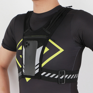 Áo ba lô chạy bộ thể thao có logo thương hiệu tùy chỉnh, nhẹ, thoáng khí, lưới phản quang, có ngăn đựng bình nước - Product Image 4