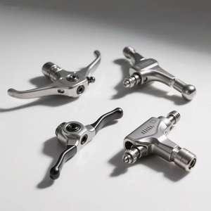 CNC Custom 7075 Aluminum Off-Road Motorcycle Fine <b>Polished</b> Bicycle Motorcycle Handlebar Lever Motorcycle Brake Clutch Lever - Product Image 1