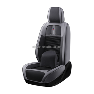 Housses de siège de voiture en tissu de soie de glace de luxe en gros d'usine ensemble complet universel pour Toyota BMW Ford Nissan - Product Image 2
